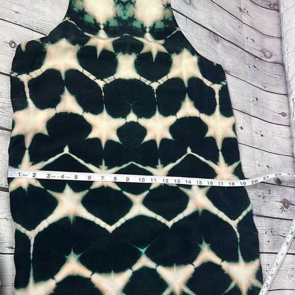 𝅺Anthropologie Laura Siegel Silk Dress Made in India Size S Boho Handcrafted - Picture 8 of 9